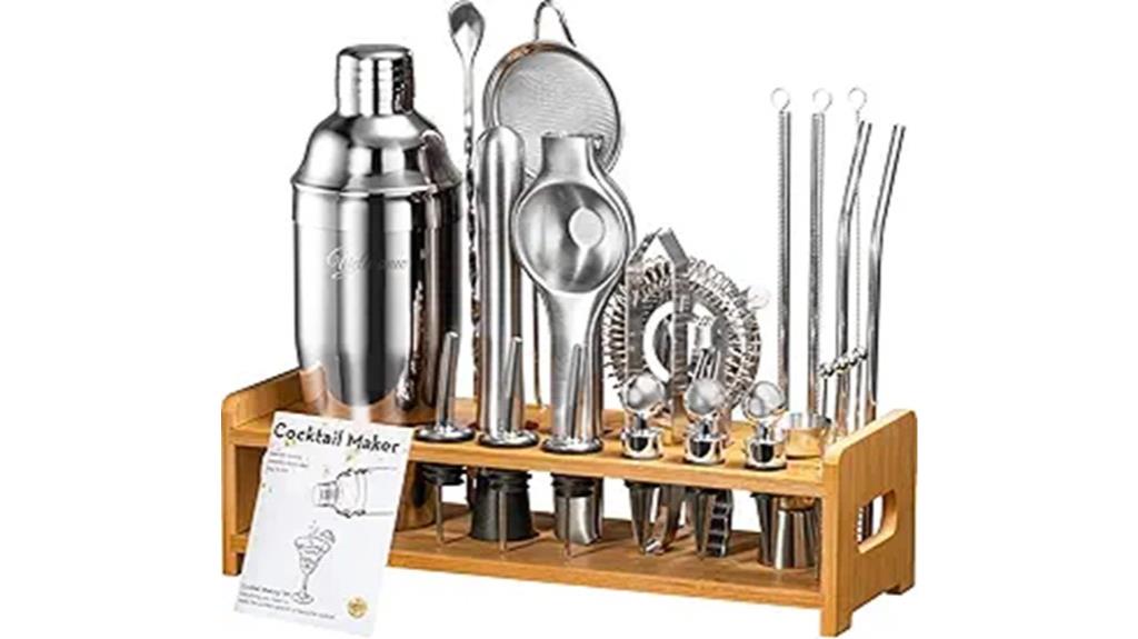 complete bartending shaker set