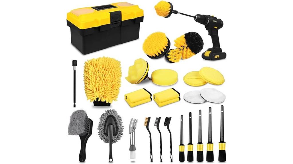 complete car cleaning set