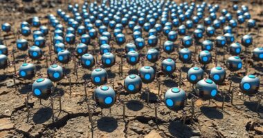 coordinated exploration search robots