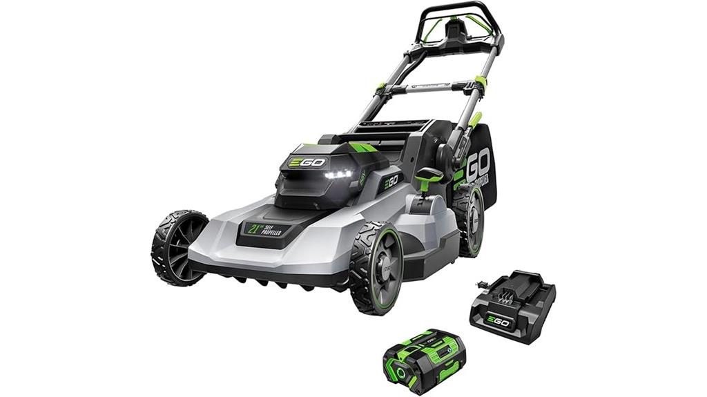 cordless lawn mower set