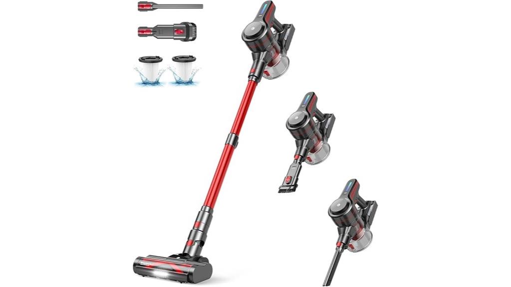 cordless suction battery powered vacuum