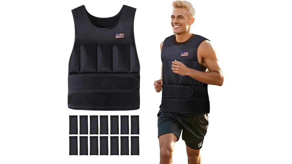 customizable fitness weight vest