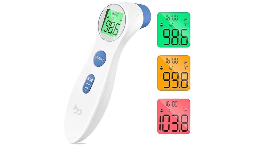 digital forehead temperature reader