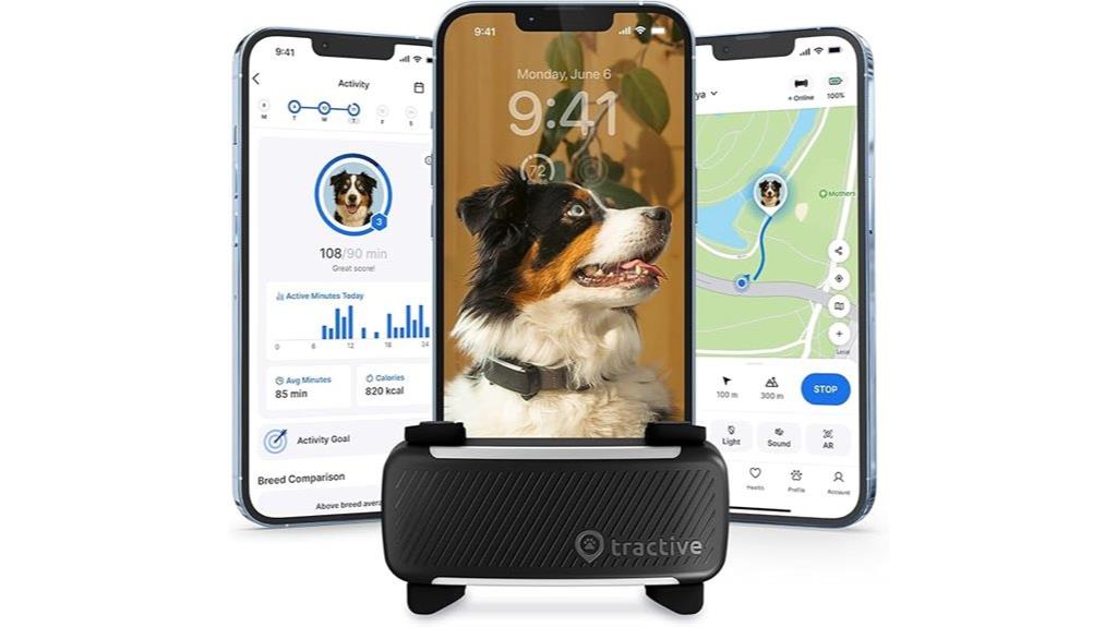 dog gps tracker with health
