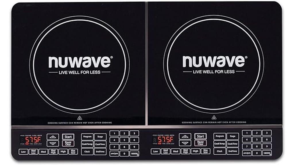 double coil induction cooktop