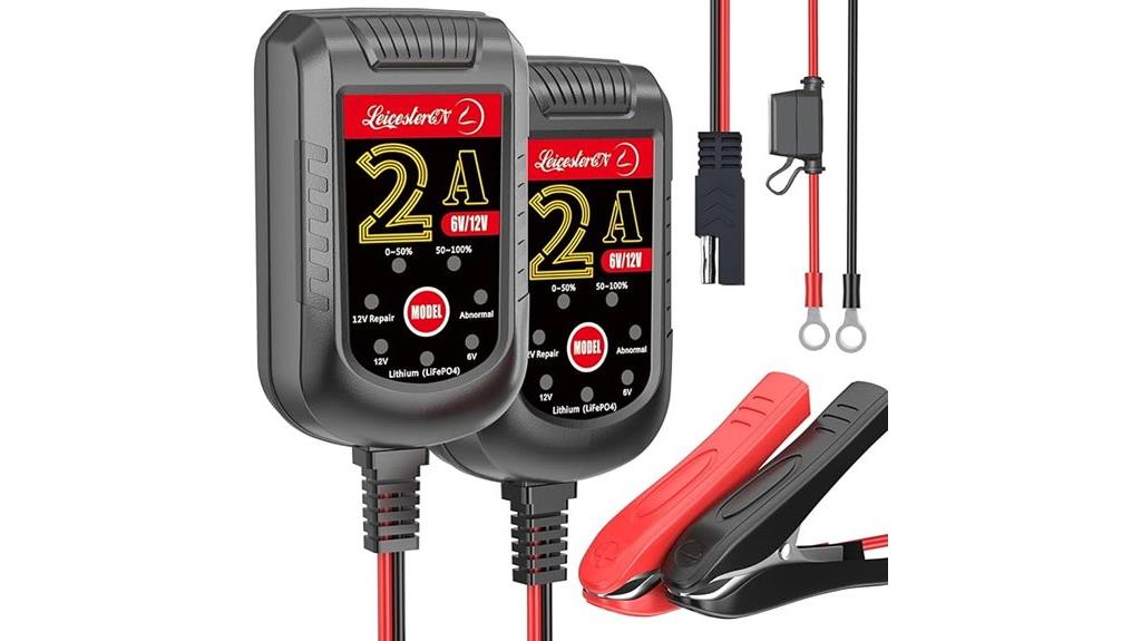 dual 2a battery chargers