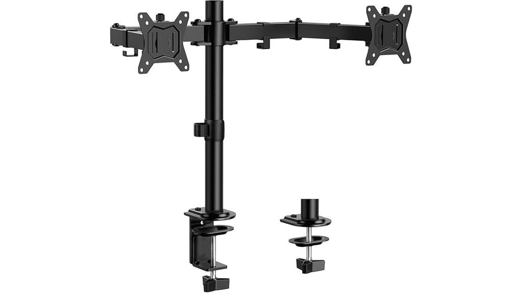 dual 32 inch monitor stand