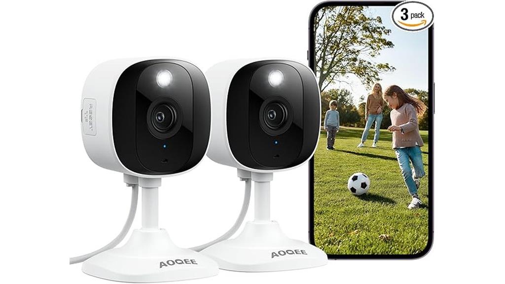 dual indoor outdoor pet cameras