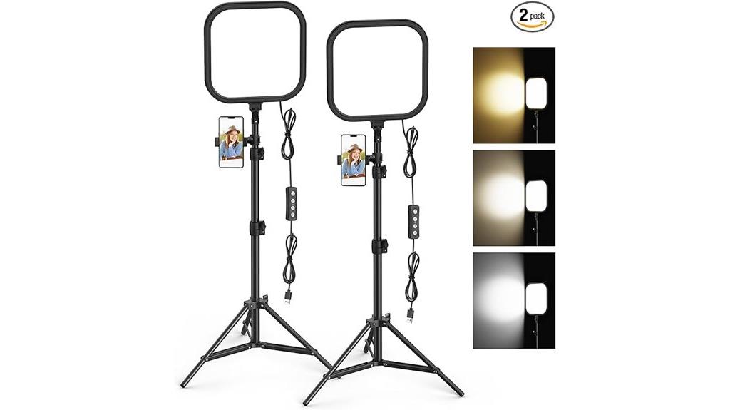 dual led studio lighting