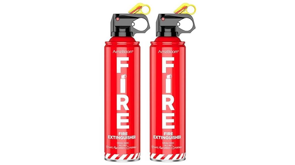 dual pack multi use extinguishers