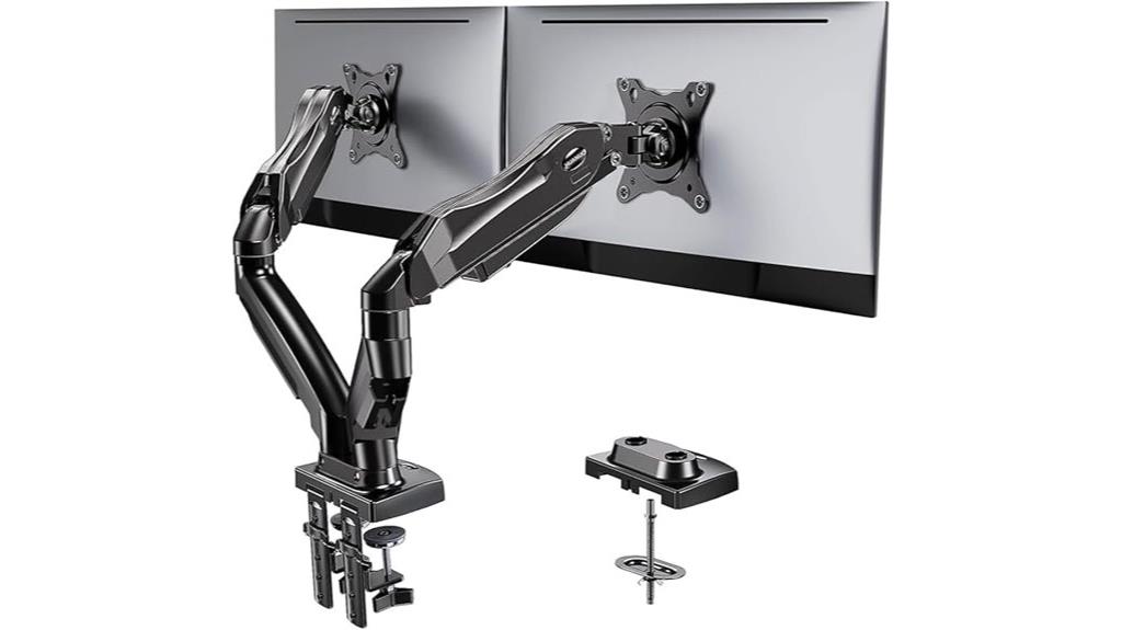 dual vesa clamp stand