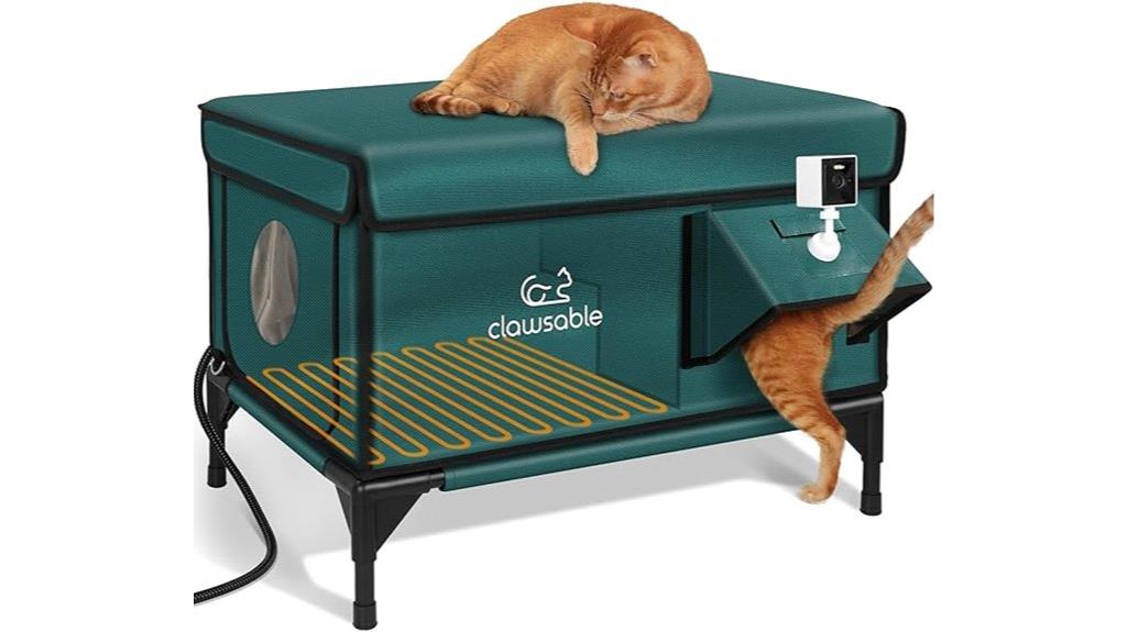 durable outdoor cat house