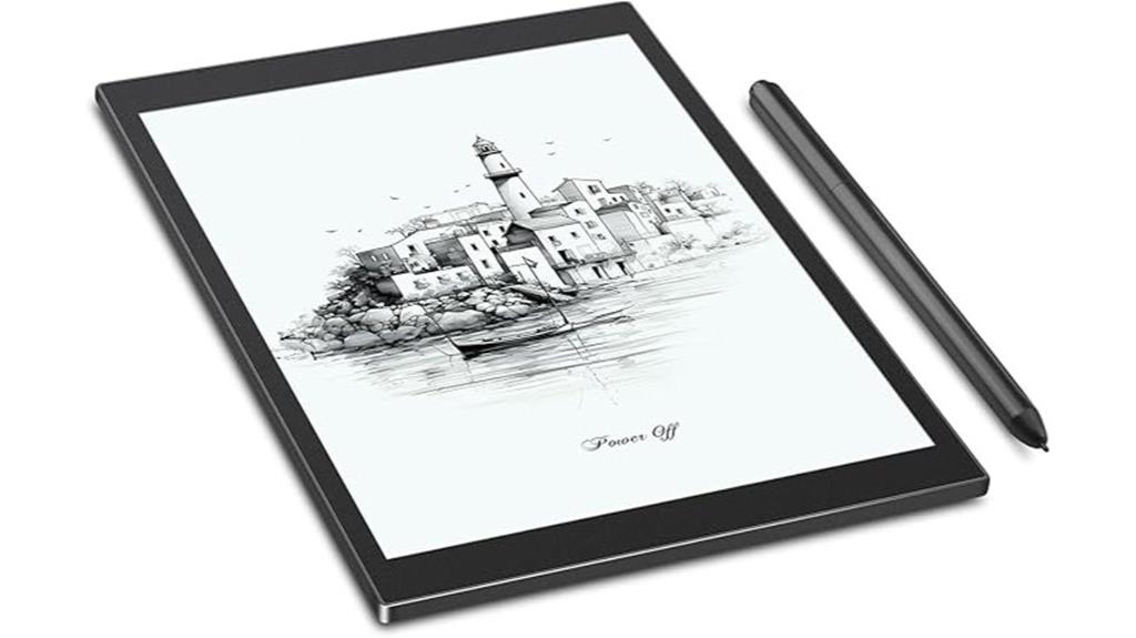 e ink notepad with stylus