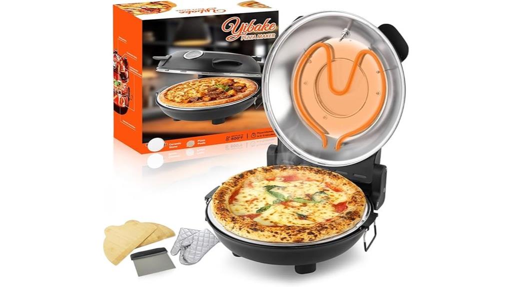 electric ceramic pizza oven
