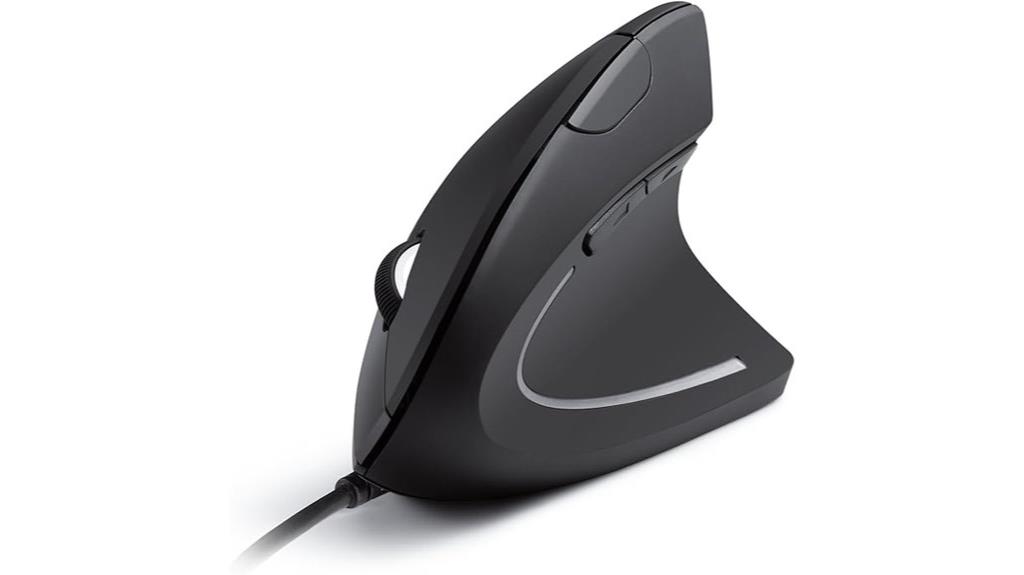 ergonomic anker wired mouse