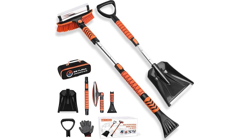 extendable snow cleaning kit