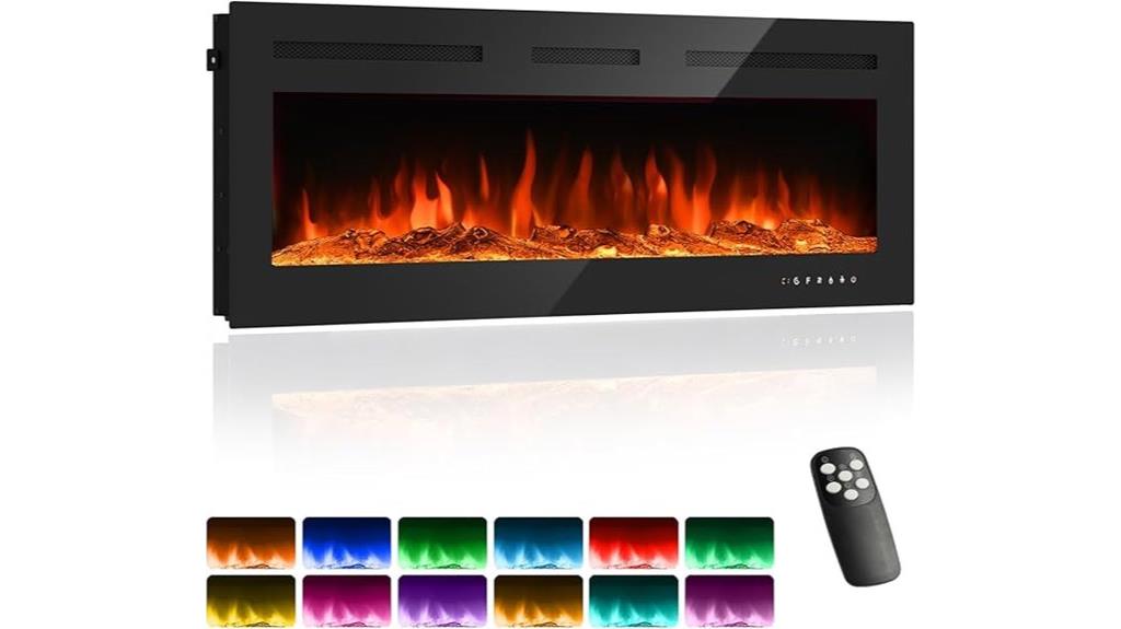 fifty electric fireplace inserts