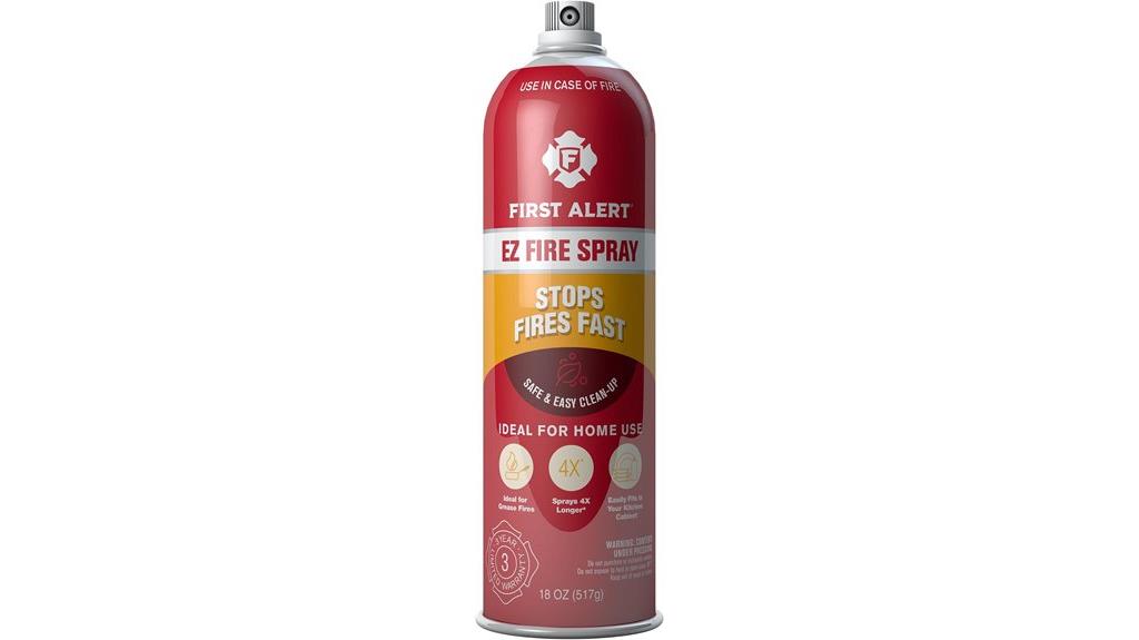 fire extinguishing aerosol spray