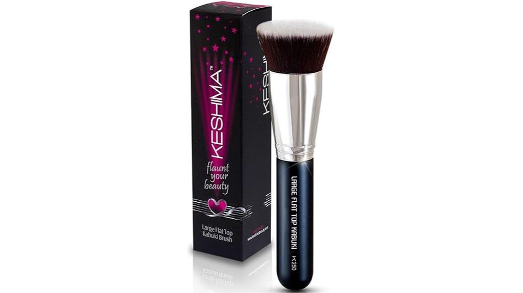 flat kabuki brush diameter