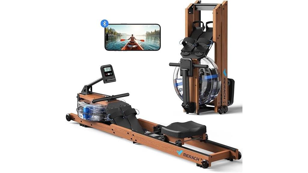 foldable water rowing machine