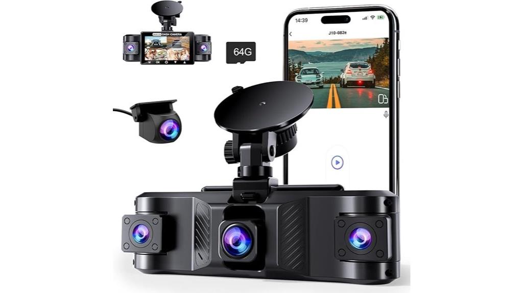 four channel 2 5k dashcam