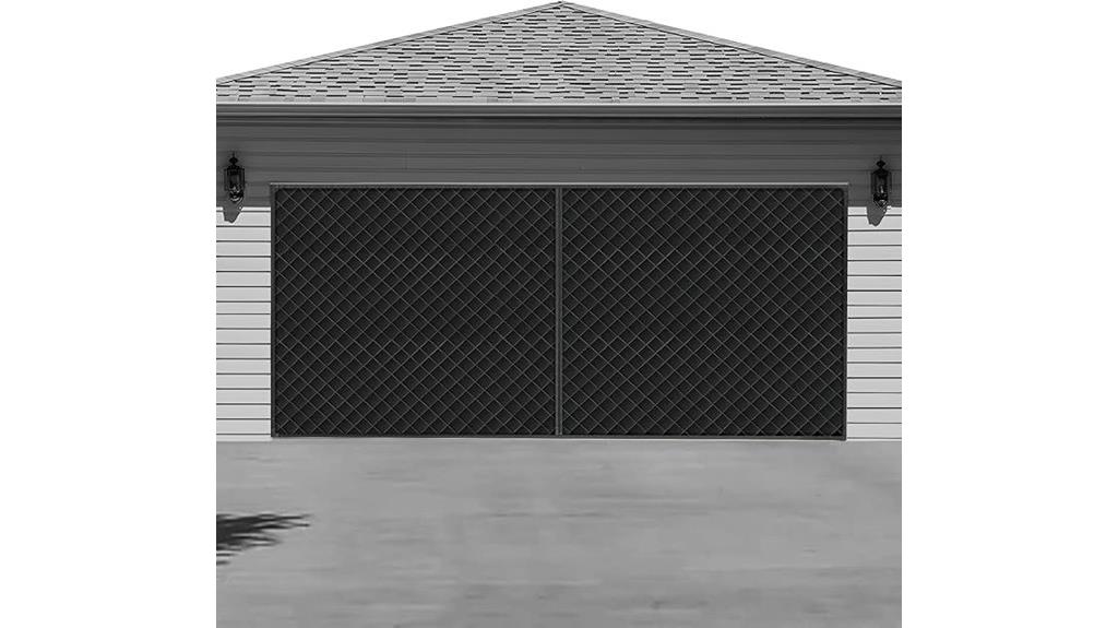 garage door winter insulation