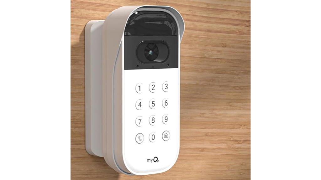 garage keypad swivel mount