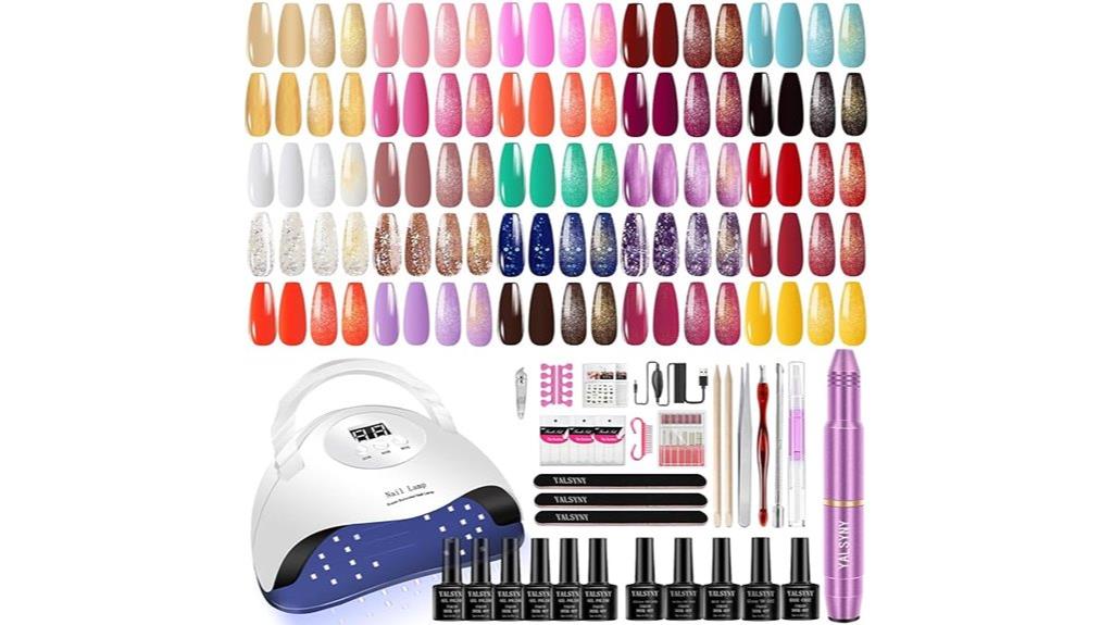 gel nail kit with dryer