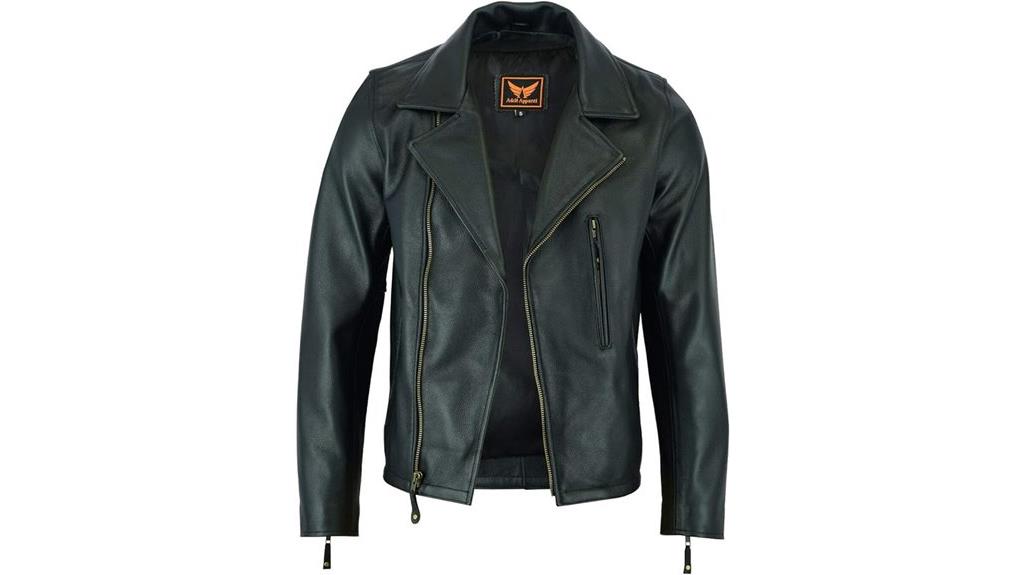 genuine leather motorcycle jacket