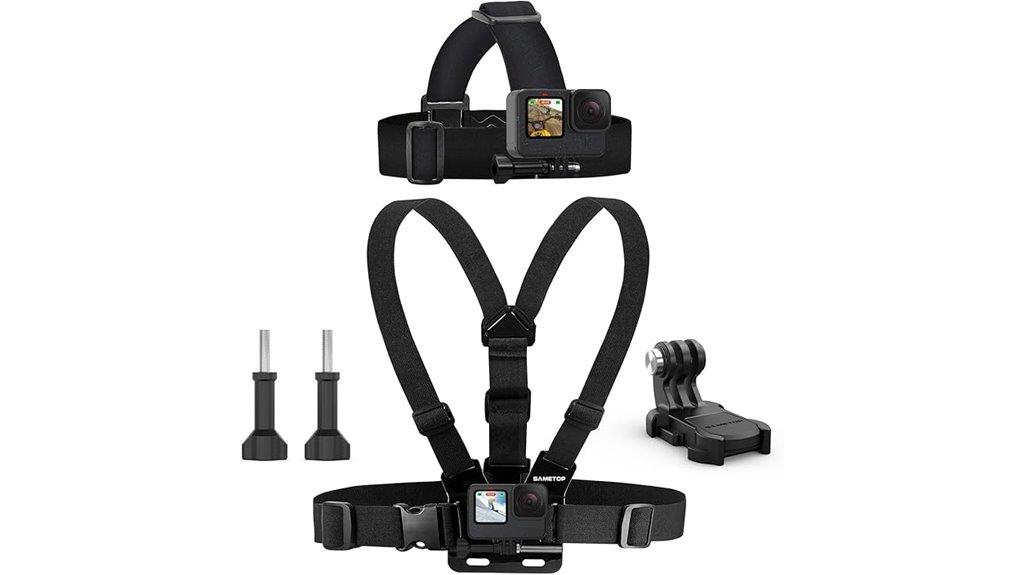 gopro head chest strap