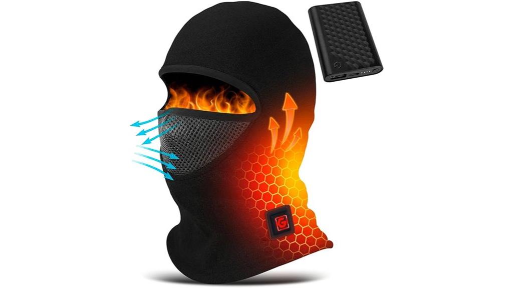 graphene heated neck gaiter