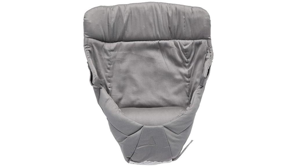 grey ergonomic infant insert