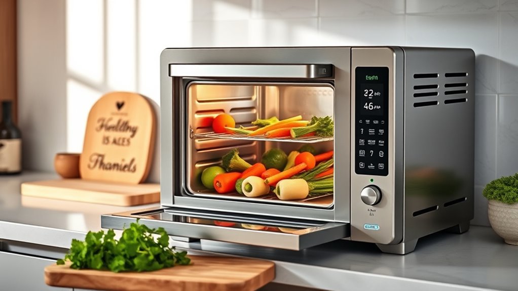 healthy cooking oven features