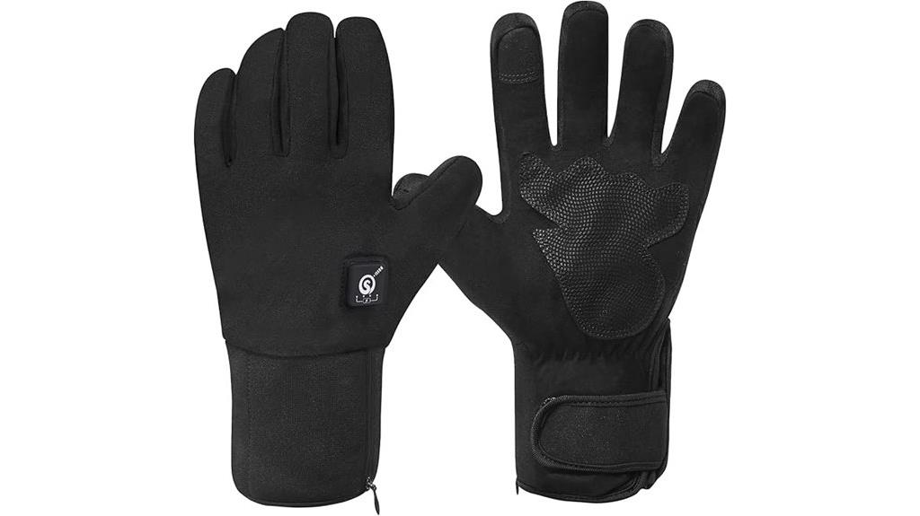 heated cycling gloves rechargeable