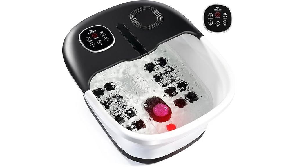heated foot spa with massage