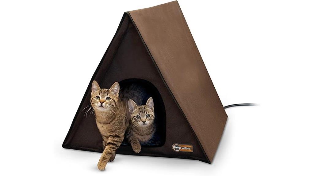 heated outdoor cat shelter