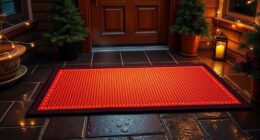 heated outdoor entry mats