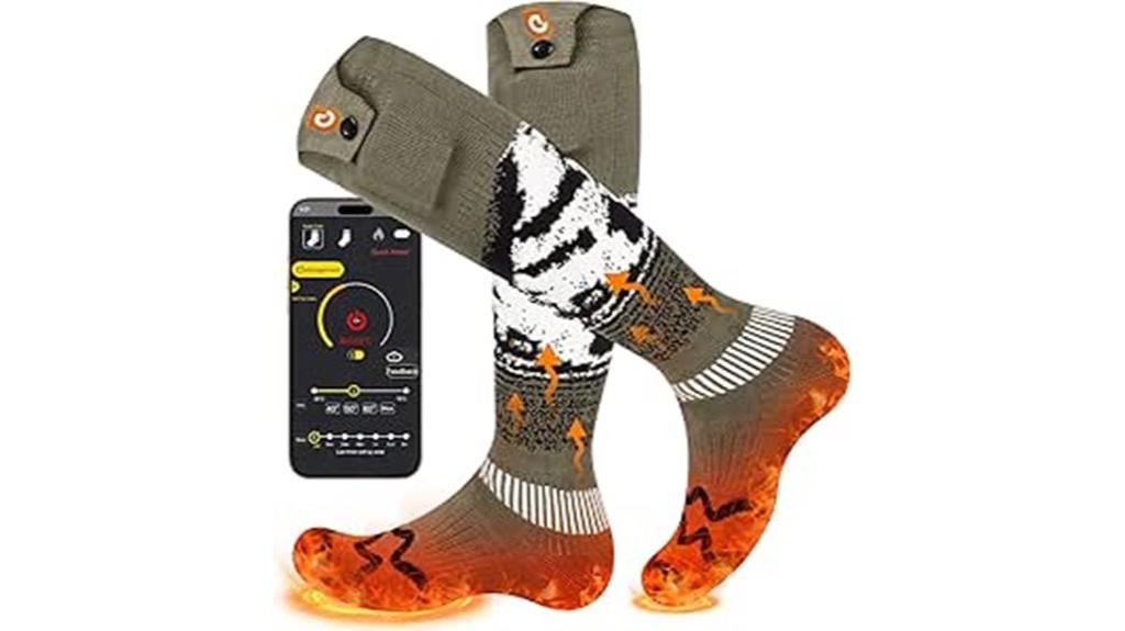 heated socks with app