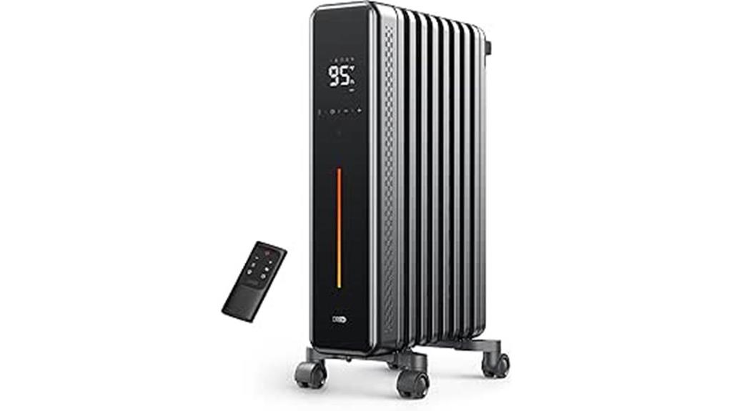 heater with remote timer