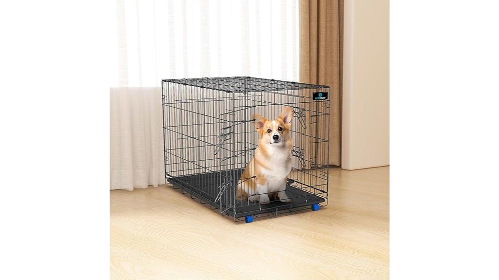 heavy duty foldable dog crate