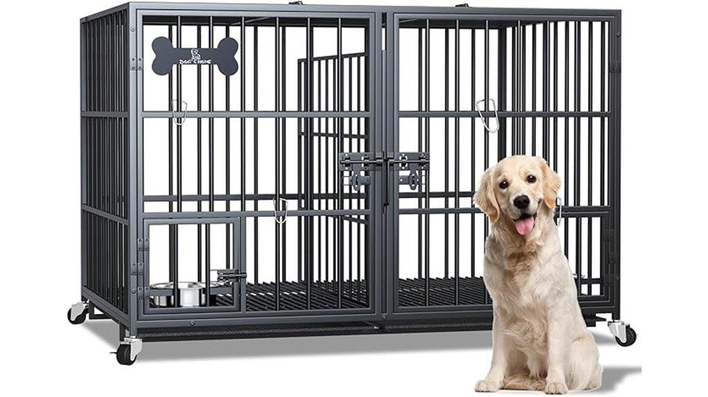 heavy duty metal dog crate