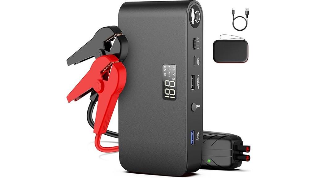 high capacity portable jump starter