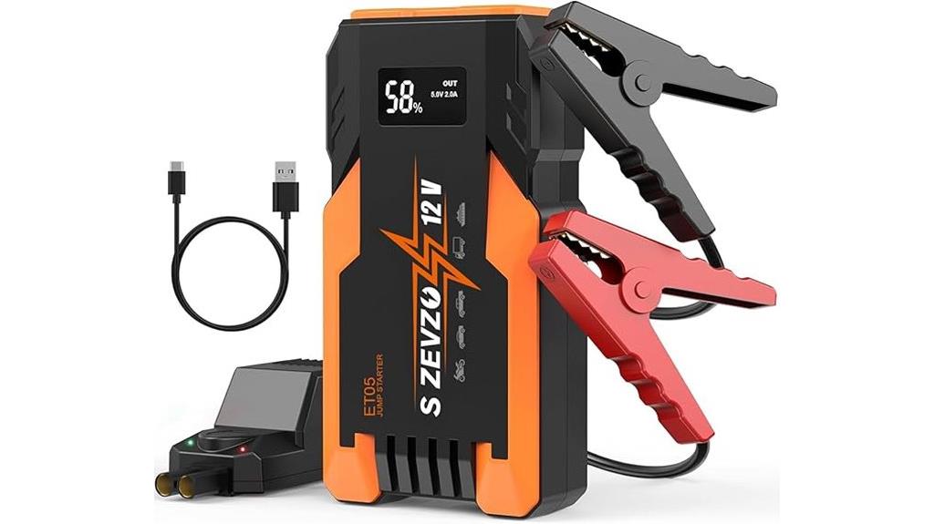 high power portable jump starter