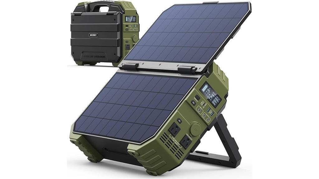 high power portable solar station