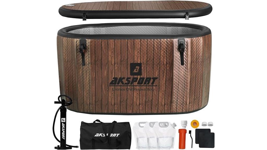 inflatable ice bath tub