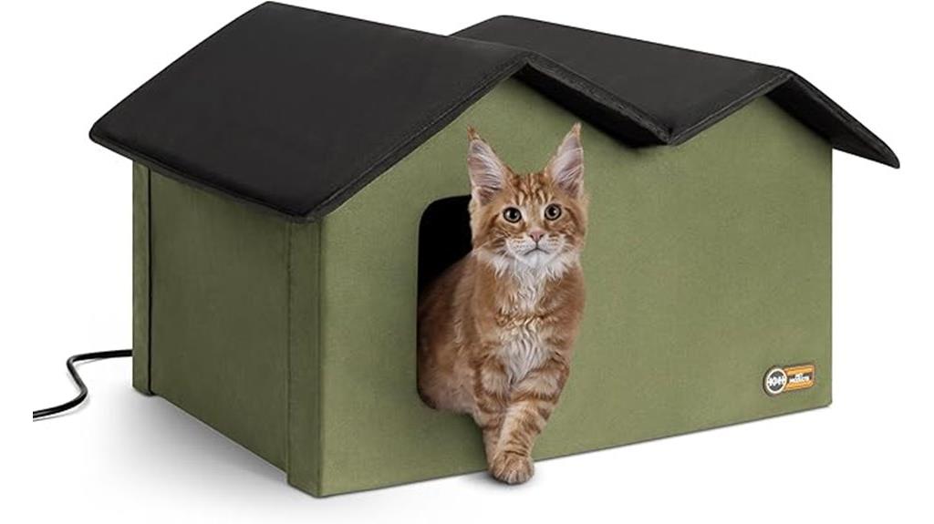 insulated outdoor cat house