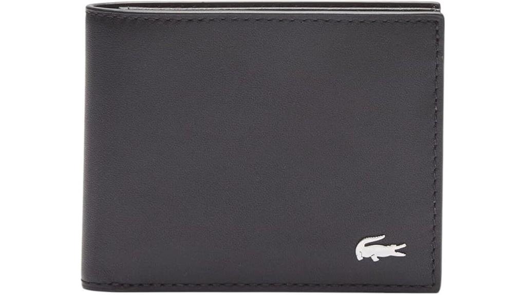 lacoste slim billfold wallet