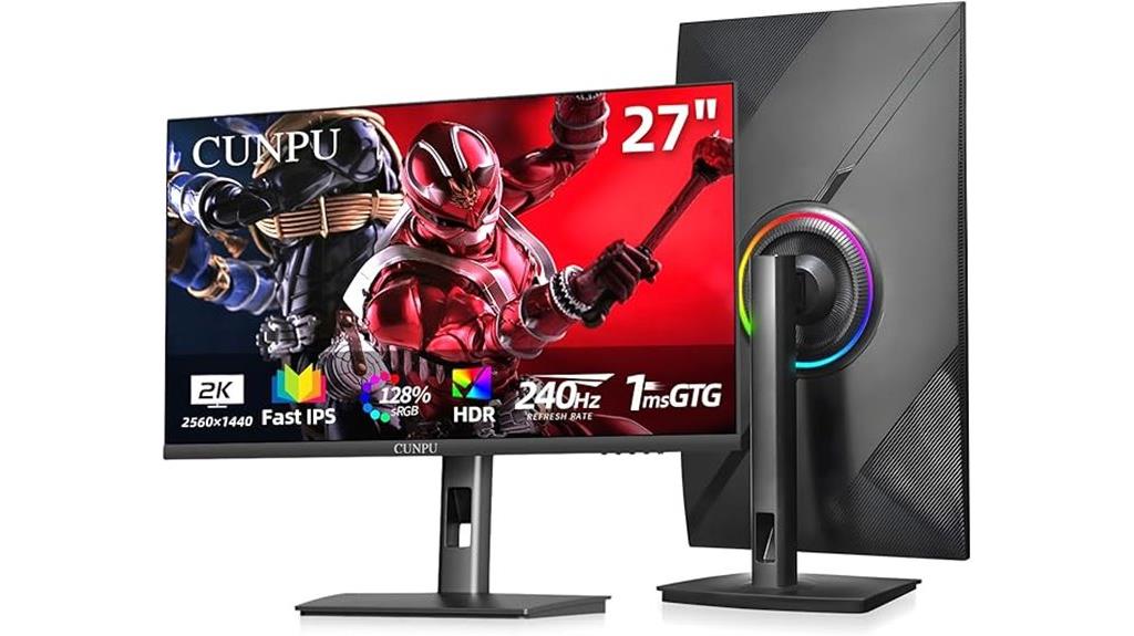 large 1440p hdr gaming monitor
