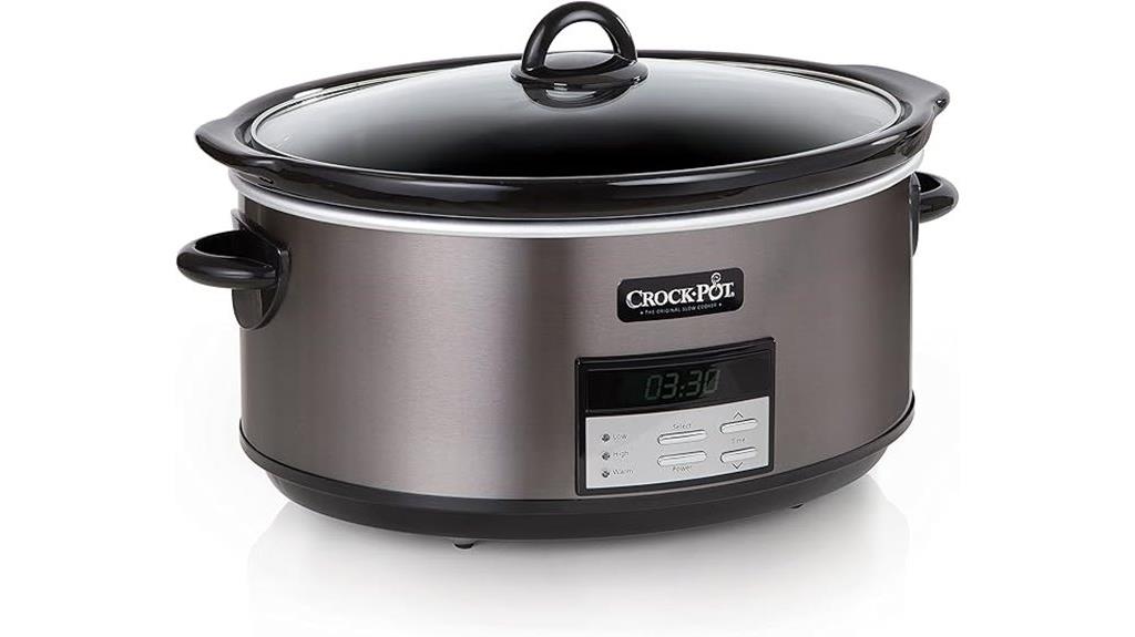 large 8 quart programmable cooker