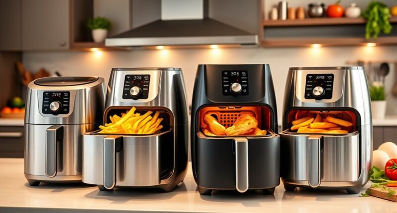 large family air fryers
